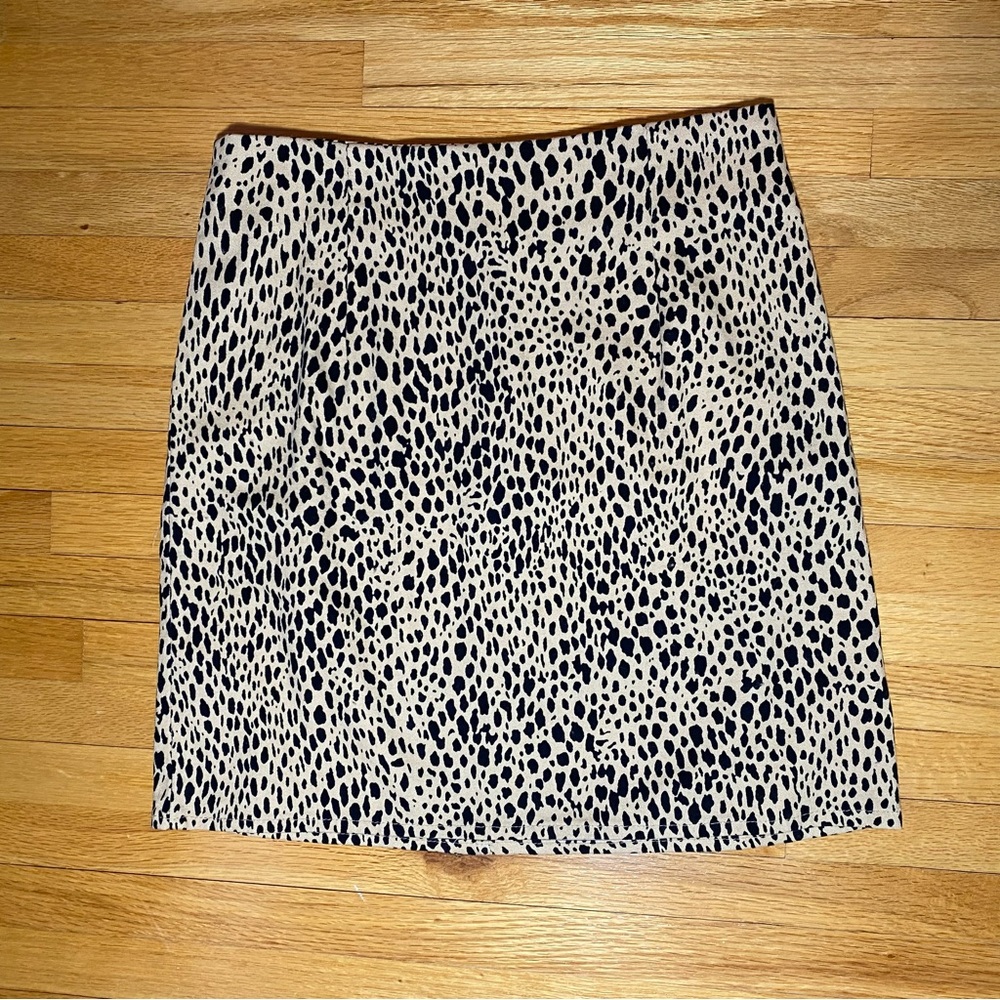 brandy melville cheetah mini skirt